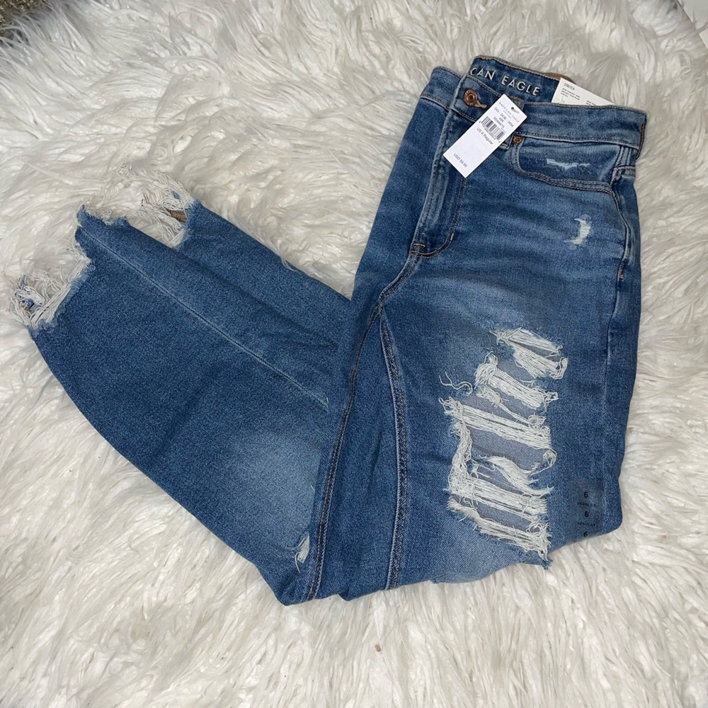 American eagle mom jeans stretch NWT